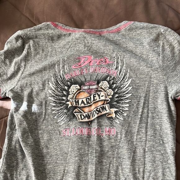 Ladies Harley T-shirt - Picture 2 of 3